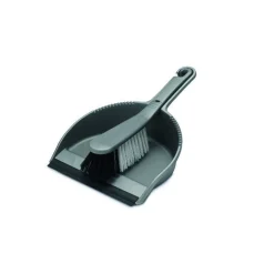 Addis Dustpan & Soft Brush - Metallic