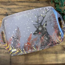 Alex Clark Christmas Large Tray - Stag