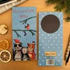 Alex Clark Christmas Magnetic To Do List - Festive Cats