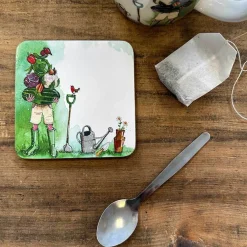 Alex Clark Coaster - Vegetable Garden