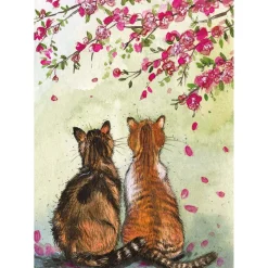 Alex Clark Large Chunky Notebook - Blossom Cats