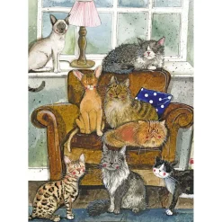 Alex Clark Large Chunky Notebook - Cat House