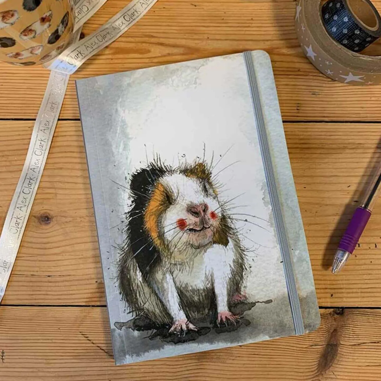 Alex Clark Large Chunky Notebook - Guinea Pig