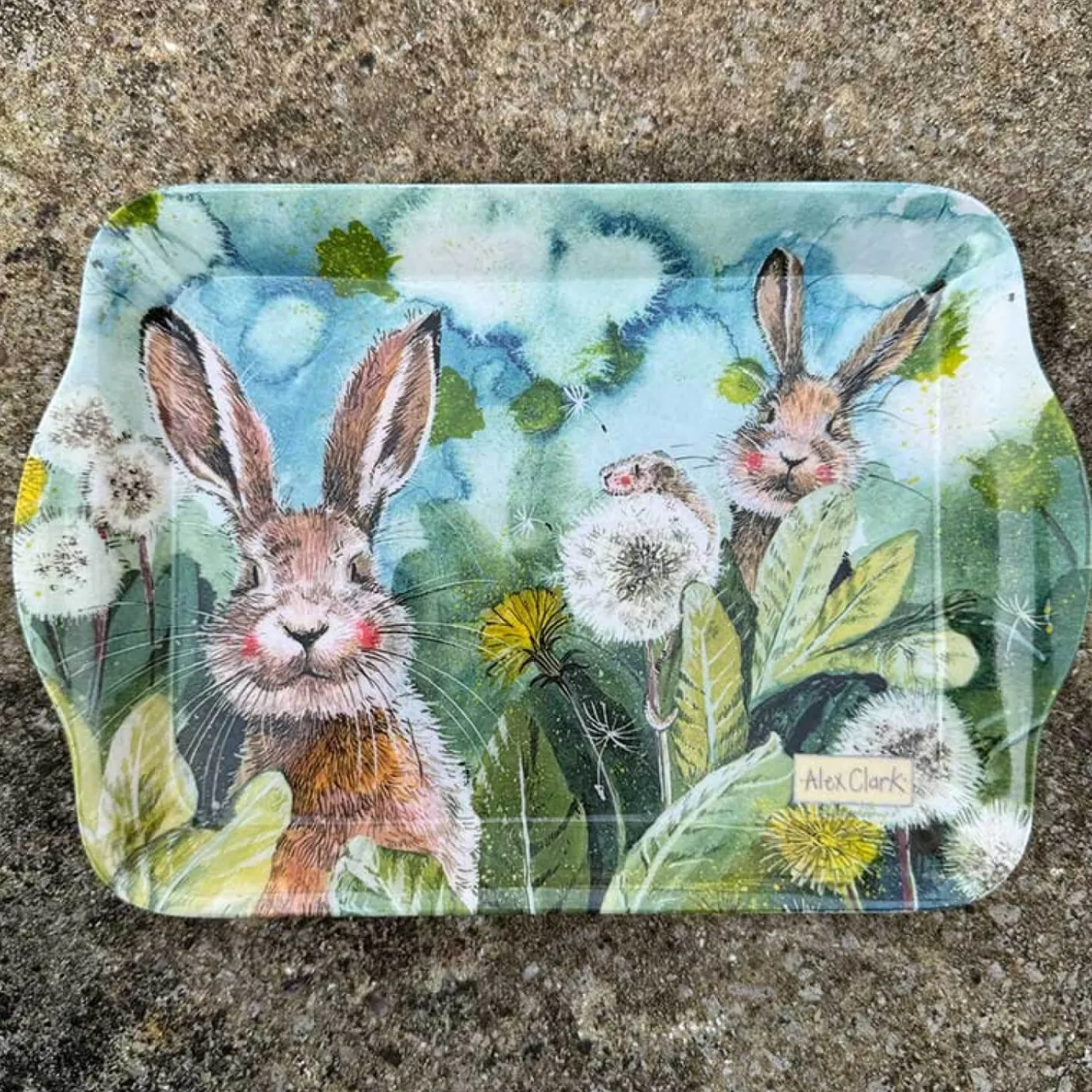 Alex Clark Melamine Small Tray - Amongst The Dandelions