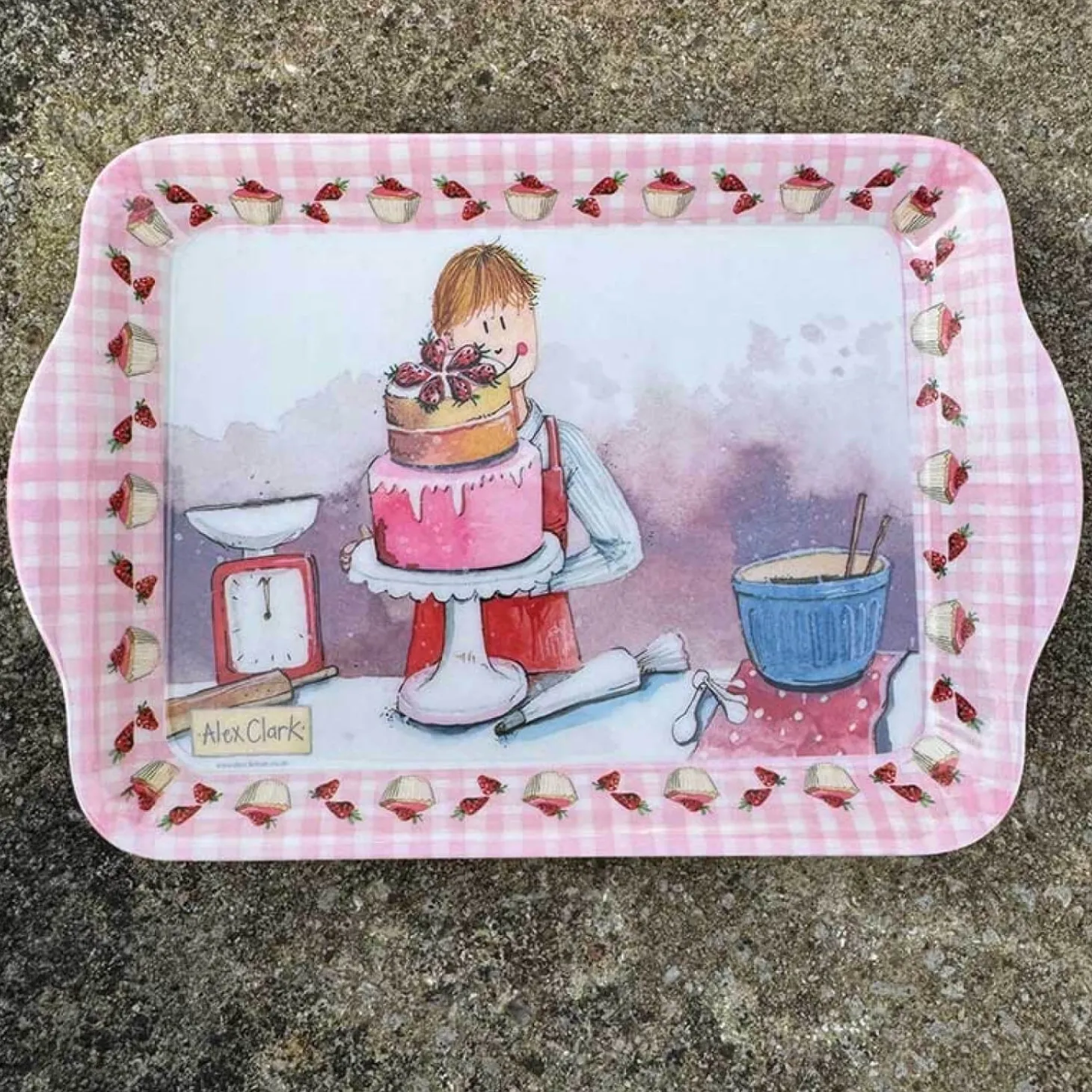 Alex Clark Melamine Small Tray - Star Baker