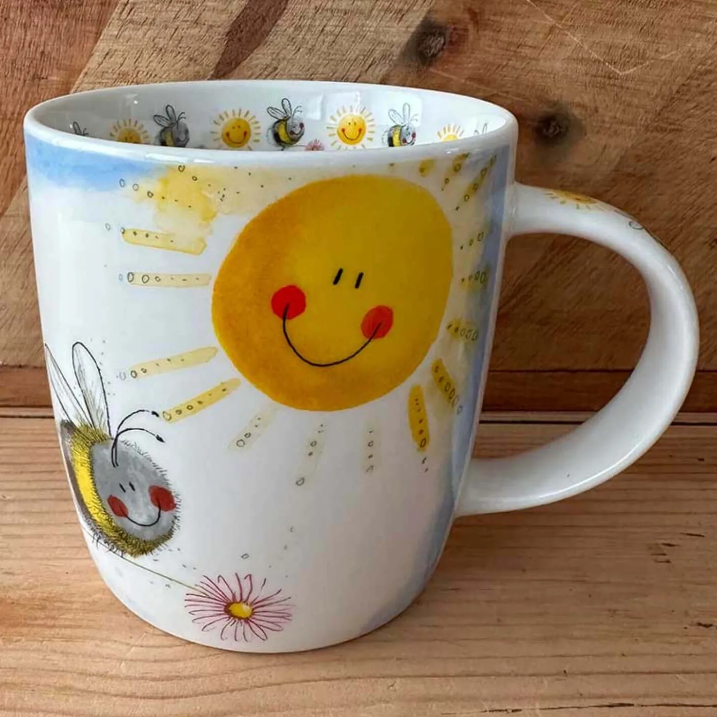 Alex Clark 400ml Mug - Bee Happy