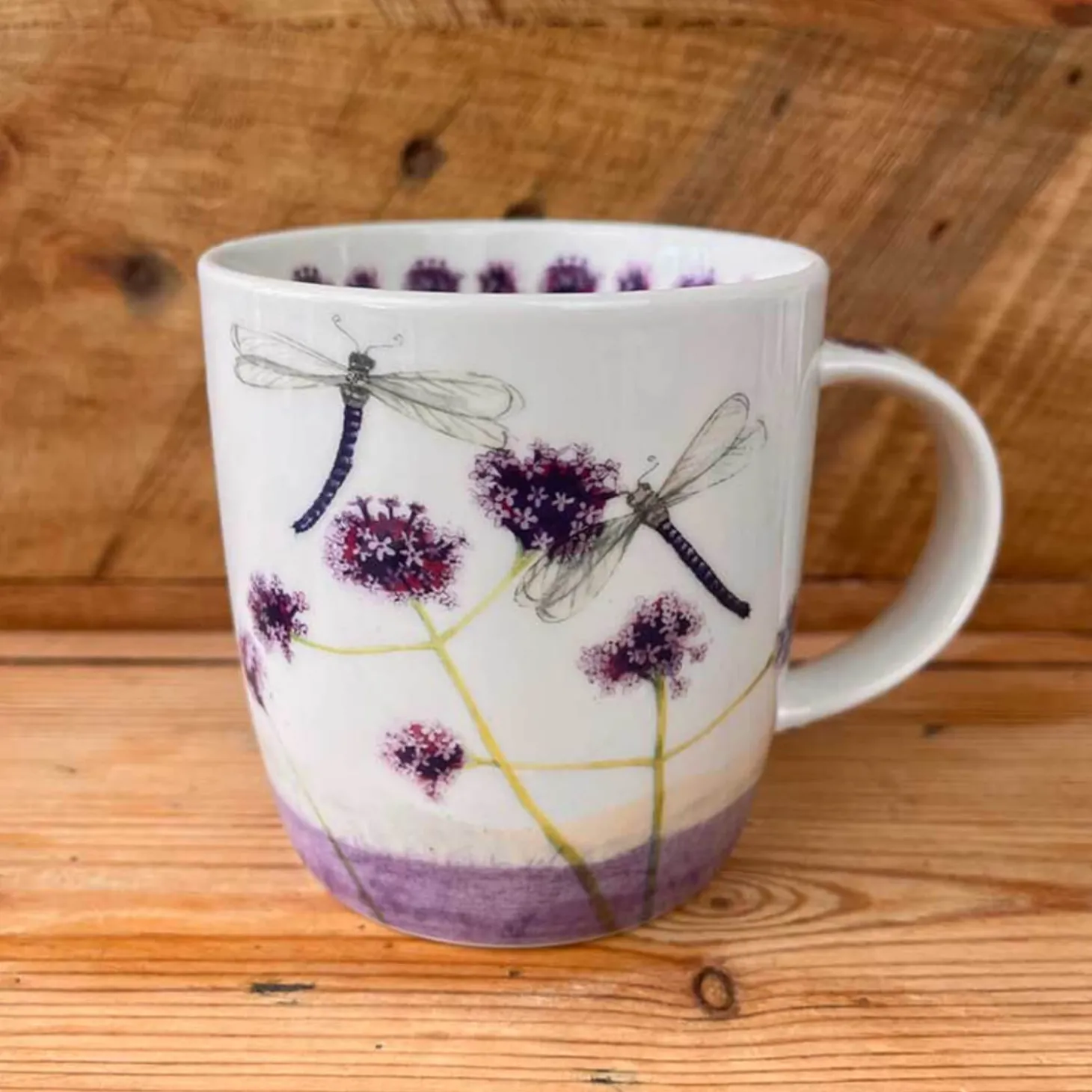 Alex Clark 400ml Mug - Dragonflies