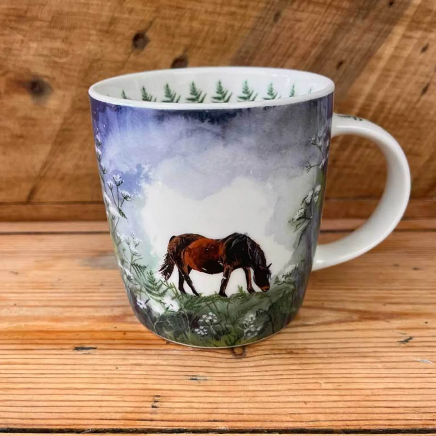 Alex Clark 400ml Mug - Horse & Cow Parsley