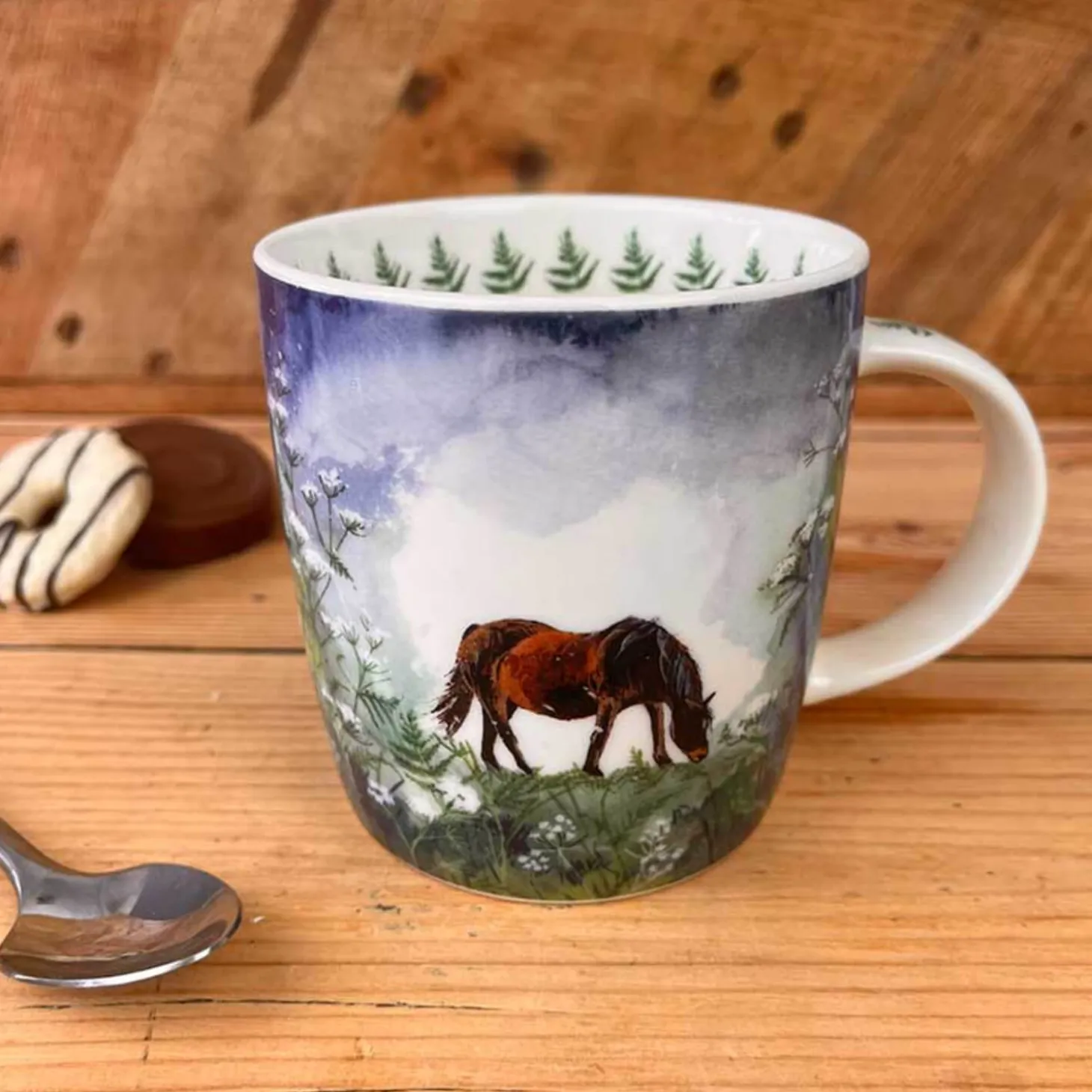 Alex Clark 400ml Mug - Horse & Cow Parsley
