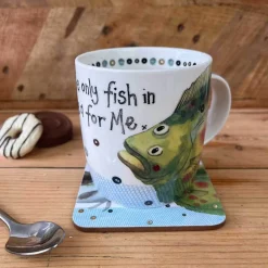 Alex Clark 400ml Mug - Only Fish In The Sea