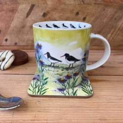 Alex Clark 400ml Mug - Oystercatchers