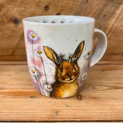 Alex Clark 400ml Mug - Rabbit & Daisies