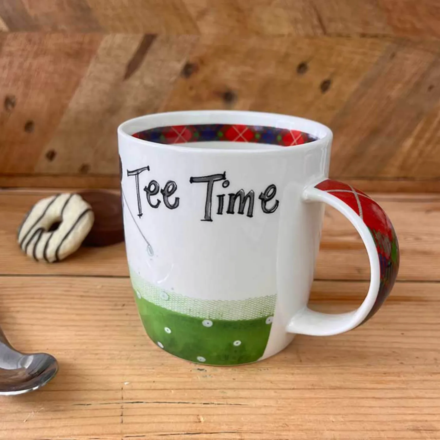 Alex Clark 400ml Mug - Tee Time - Golf