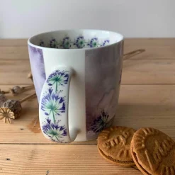 Alex Clark Mug - Cat & Agapanthus