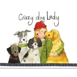 Alex Clark Placemat - Crazy Dog Lady