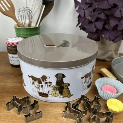 Alex Clark Set Of 3 Cake Tins - Delightful Dogs