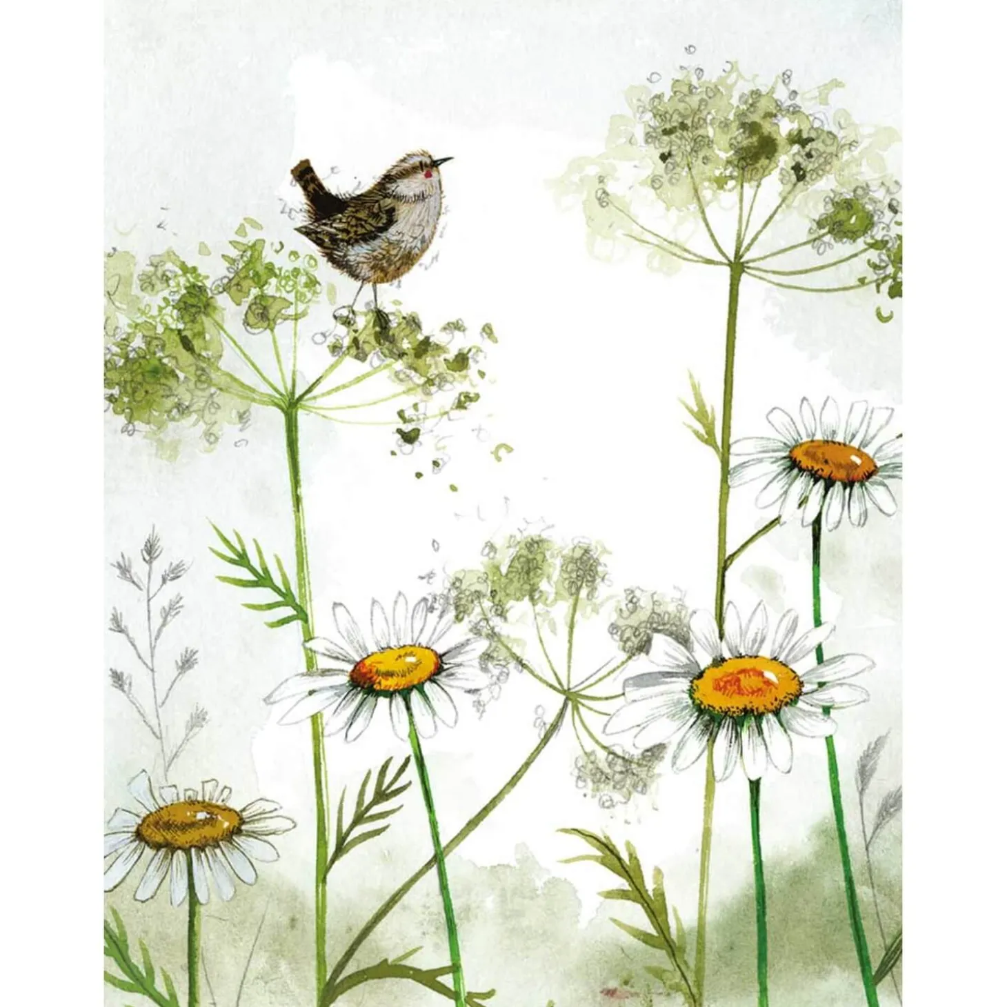 Alex Clark Small Chunky Notebook - Wren & Daisies