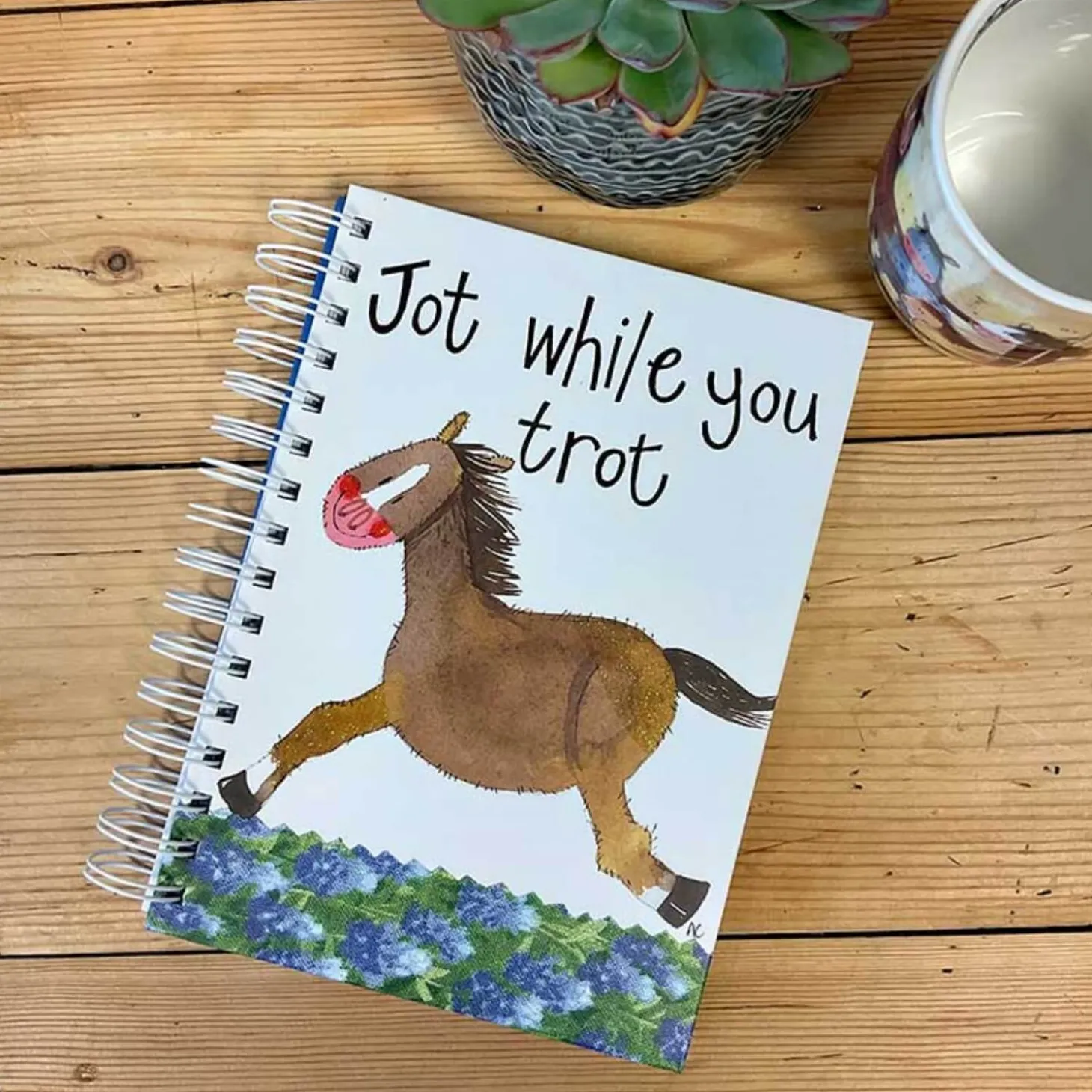 Alex Clark Spiral Journal - Horse