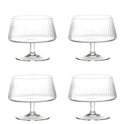Anton Studio Designs 4-Piece Individual Glass Trifle Bowls - Empire