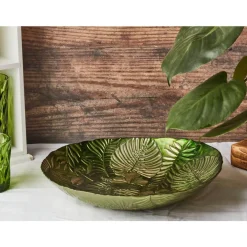 Anton Studio Designs Tropical Glass Round Bowl - 32.5cm