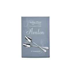 Arthur Price Avalon Stainless Steel Tea Spoons - Set of 6
