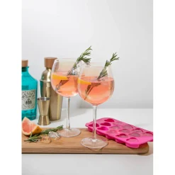 Barcraft Silicone Heart Ice Cube Tray - Pink