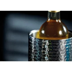 Barcraft Wine Cooler - Hammered Steel