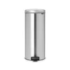 Brabantia NewIcon 30 Litre Pedal Kitchen Bin - Matt Steel