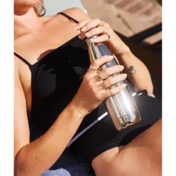 Chilly's 500ml Metal Reusable Water Bottle - Stainless Steel