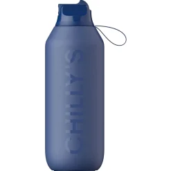Chilly's Series 2 500ml Flip Reusable Water Bottle - Whale Blue