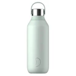 Chilly's Series 2 500ml Hydration Reusable Water Bottle & 34cl Coffee Cup Set - Lichen Green