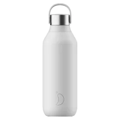 Chilly's Series 2 500ml Reusable Water Bottle - Arctic White