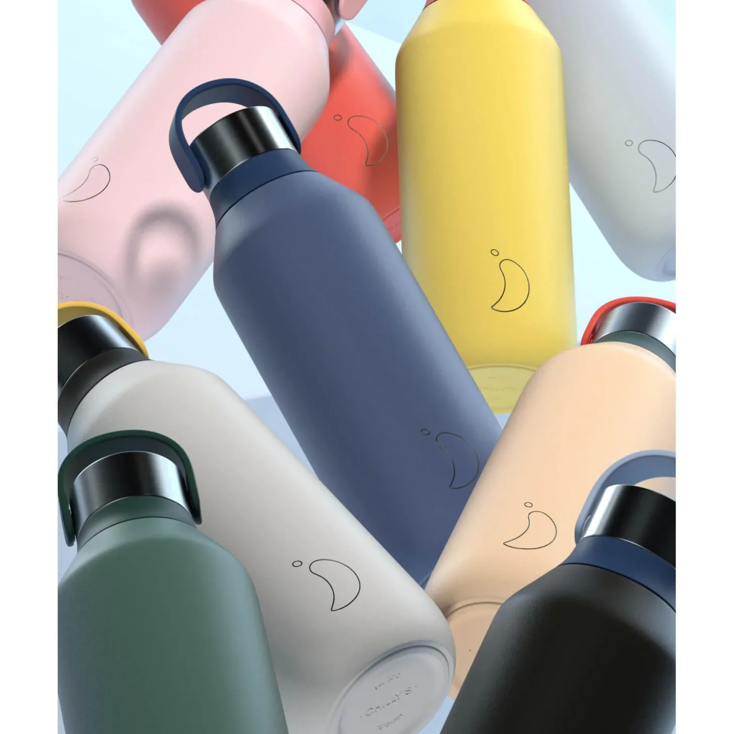 Chilly's Series 2 500ml Reusable Water Bottle - Pollen Yellow