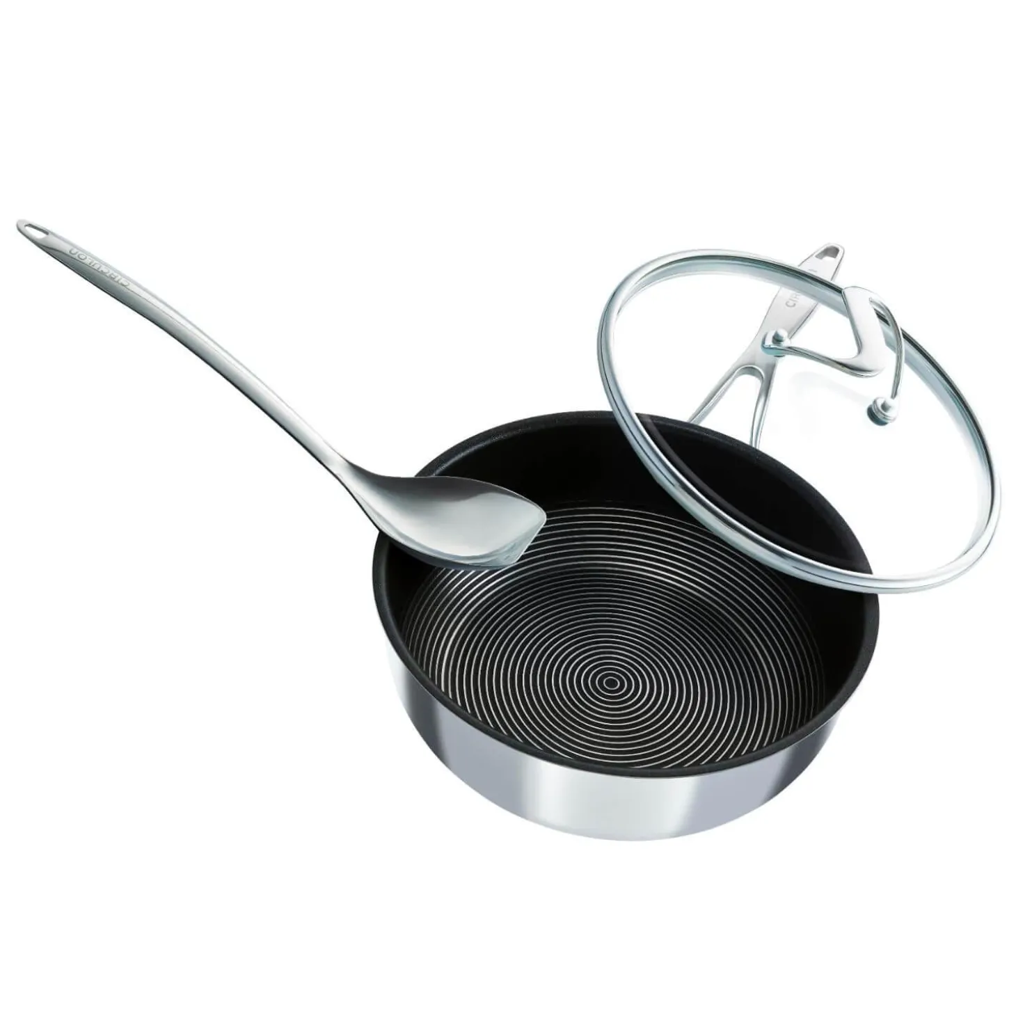 Circulon C Series SteelShield Non Stick 4 Piece Cookware Set - Polished Stainless Steel