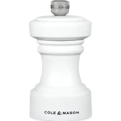 Cole & Mason Hoxton 10.4cm Beech Wood Salt Mill - White