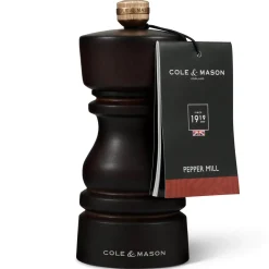 Cole & Mason London 13cm Beech Wood Pepper Mill - Dark Chocolate