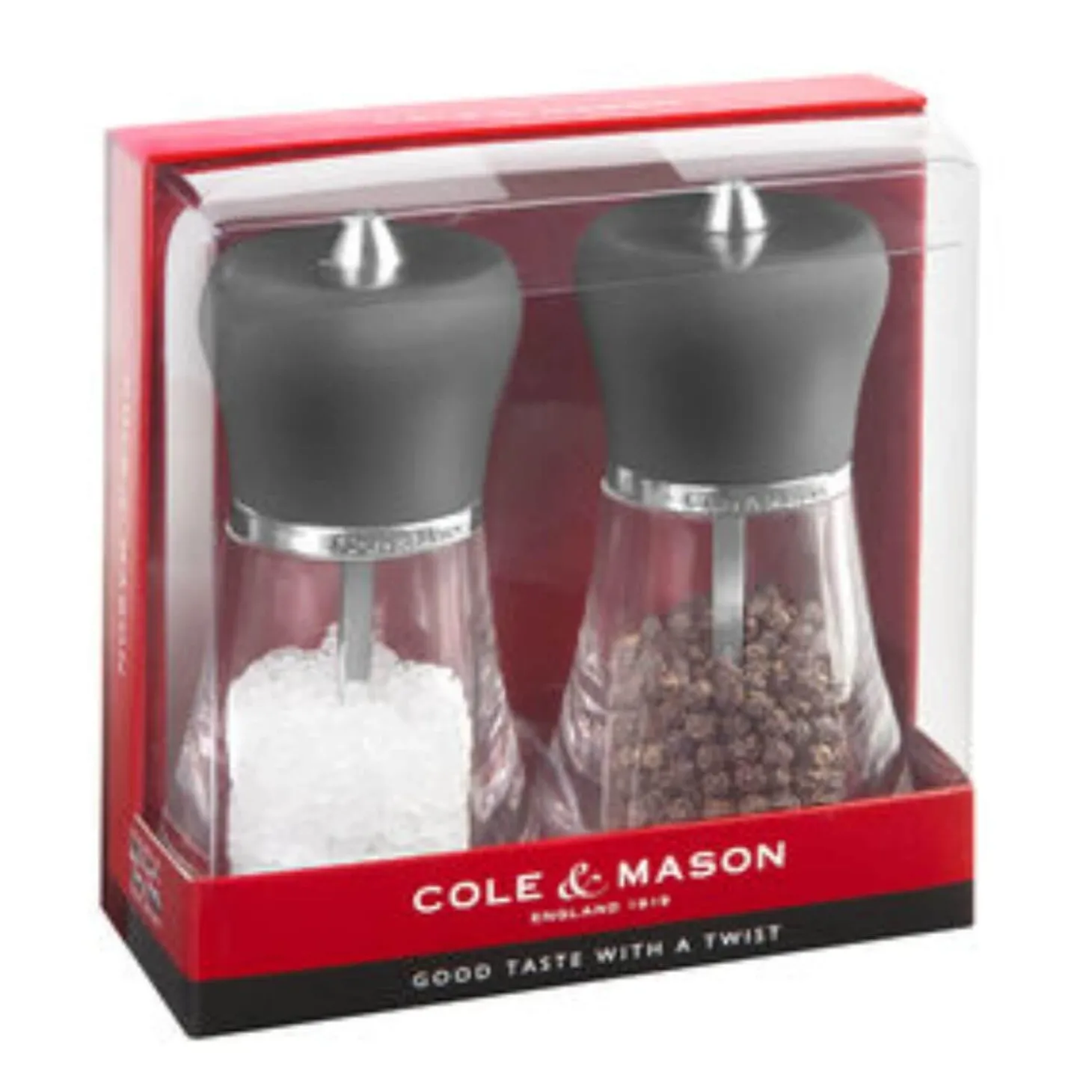 Cole & Mason Napoli Salt & Pepper Mill Set - 12cm