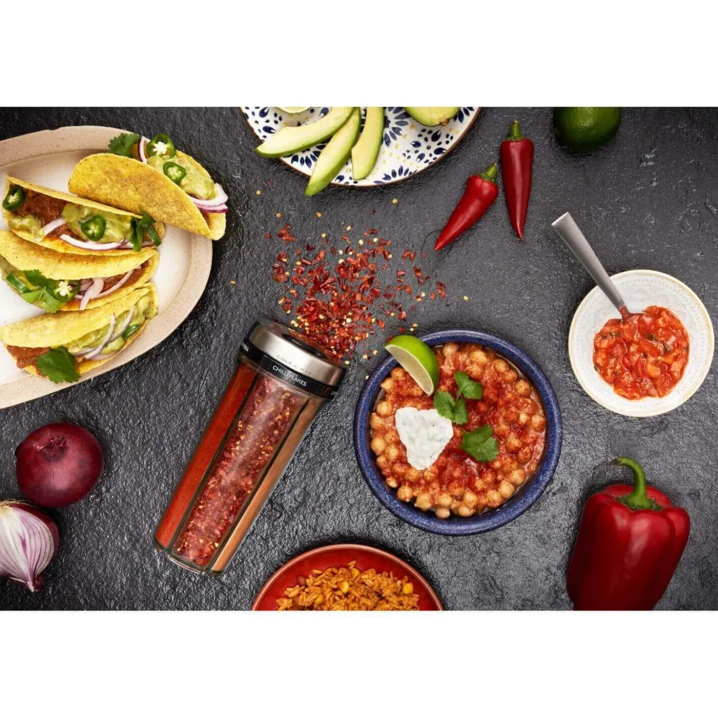 Cole & Mason Saunderton Spice 20cm Storage Shaker - Filled