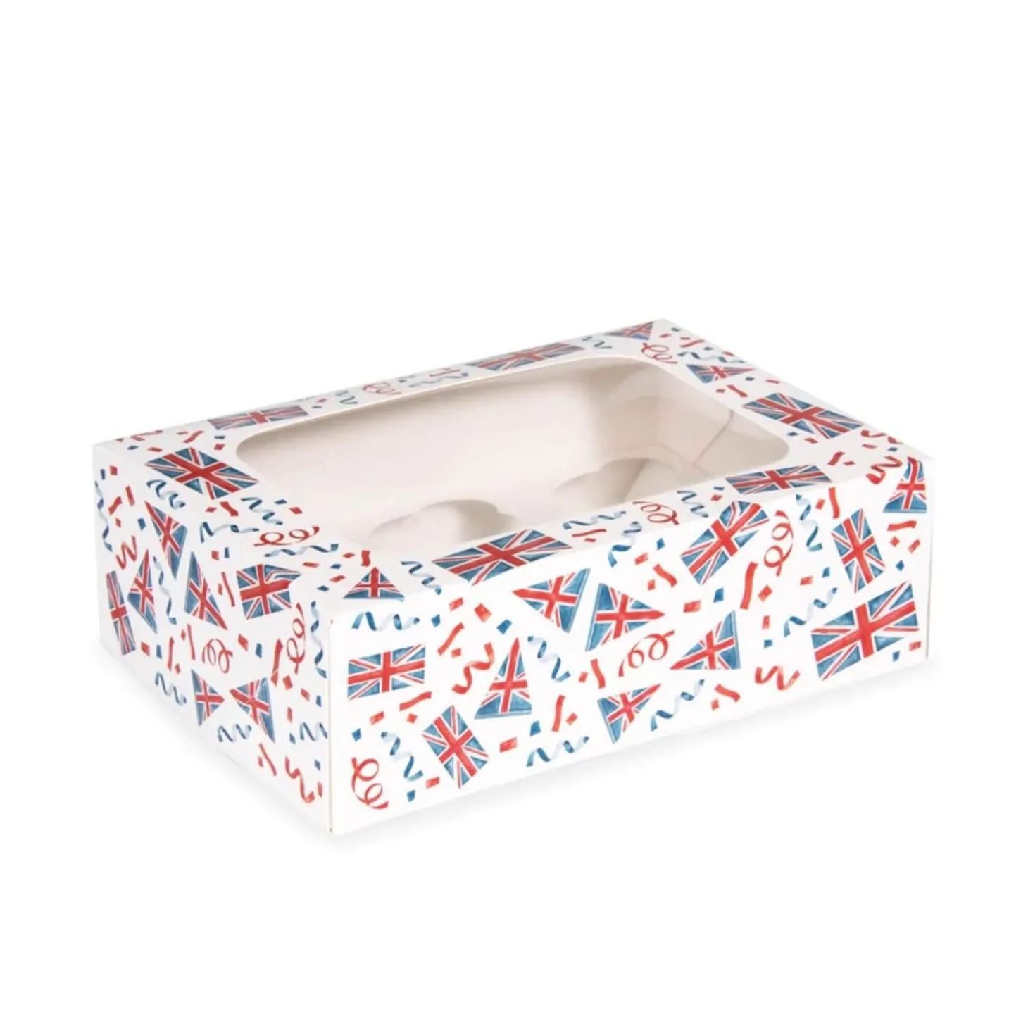Creative Party 6 Cupcake Box - Union Jack