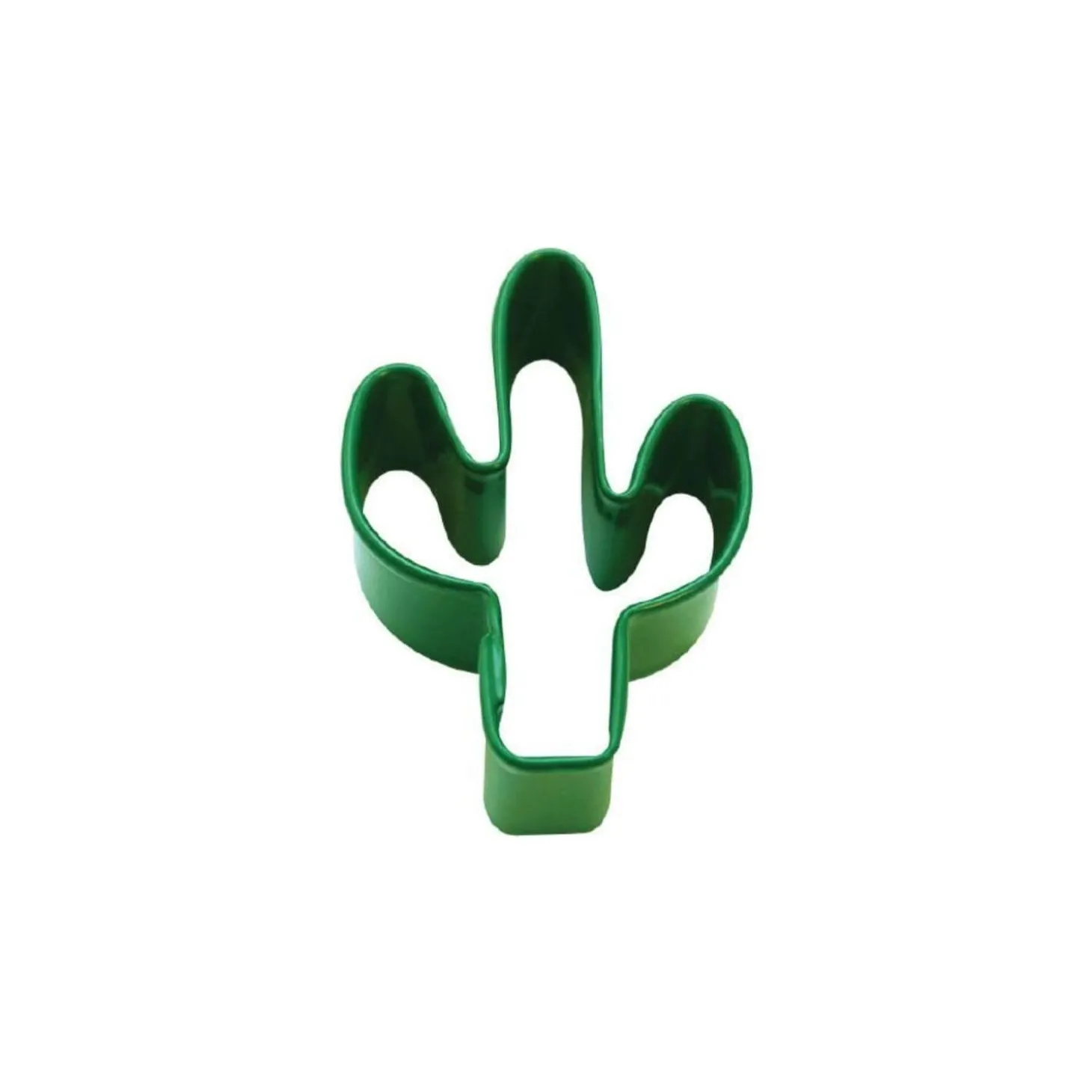 Creative Party Poly-Resin Coated Cookie Cutter Green Mini Cactus