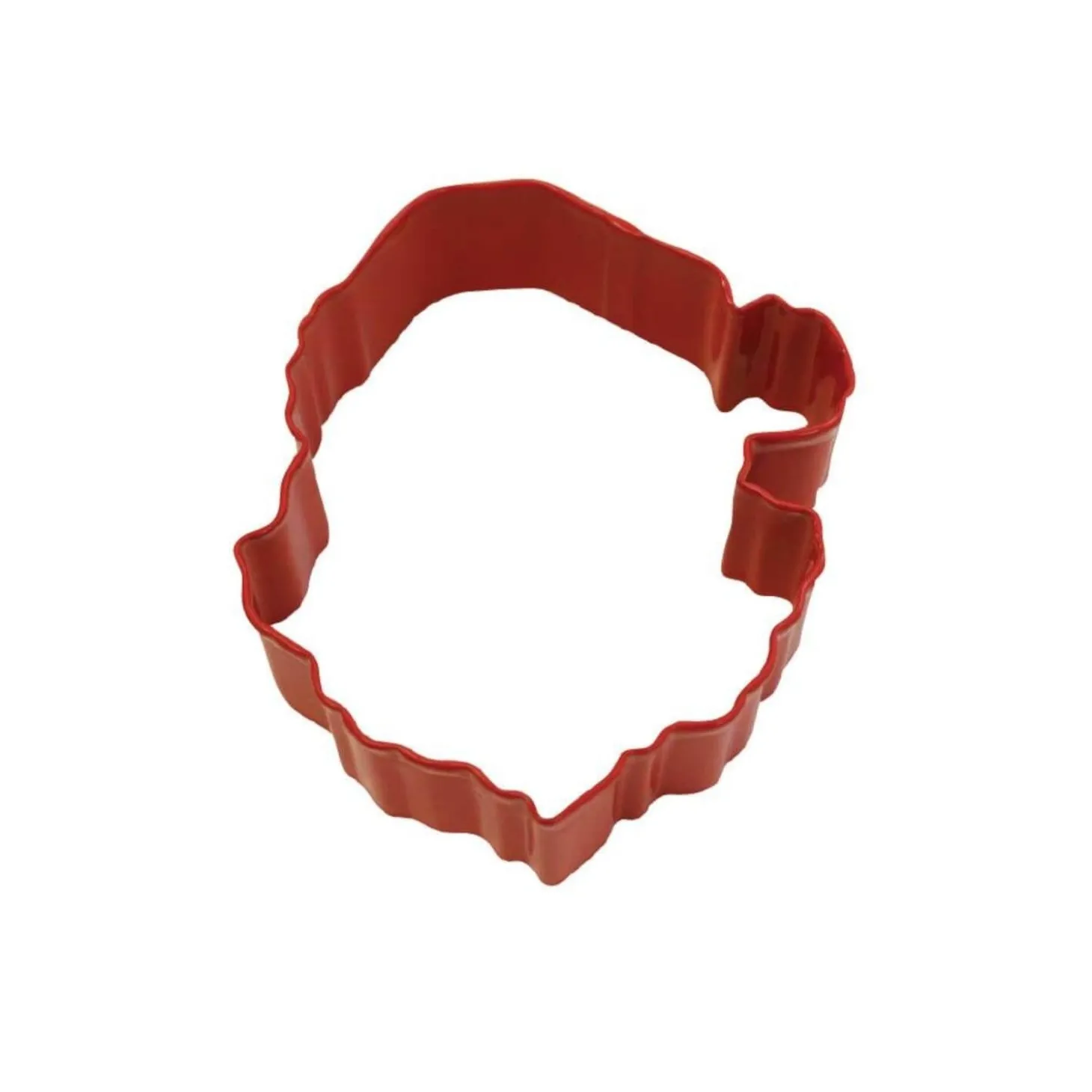 Creative Party Poly-Resin Coated Cookie Cutter Red - Santas Face