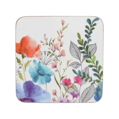 Creative Tops Set Of 6 Premium Coasters - Meadow Floral