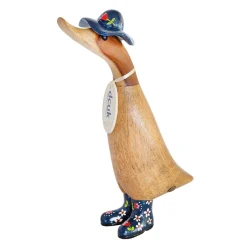 DCUK Ducklings Floral Hats & Welly Boots - Assorted