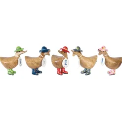 DCUK Duckys Floral Hat & Welly Boots - Assorted