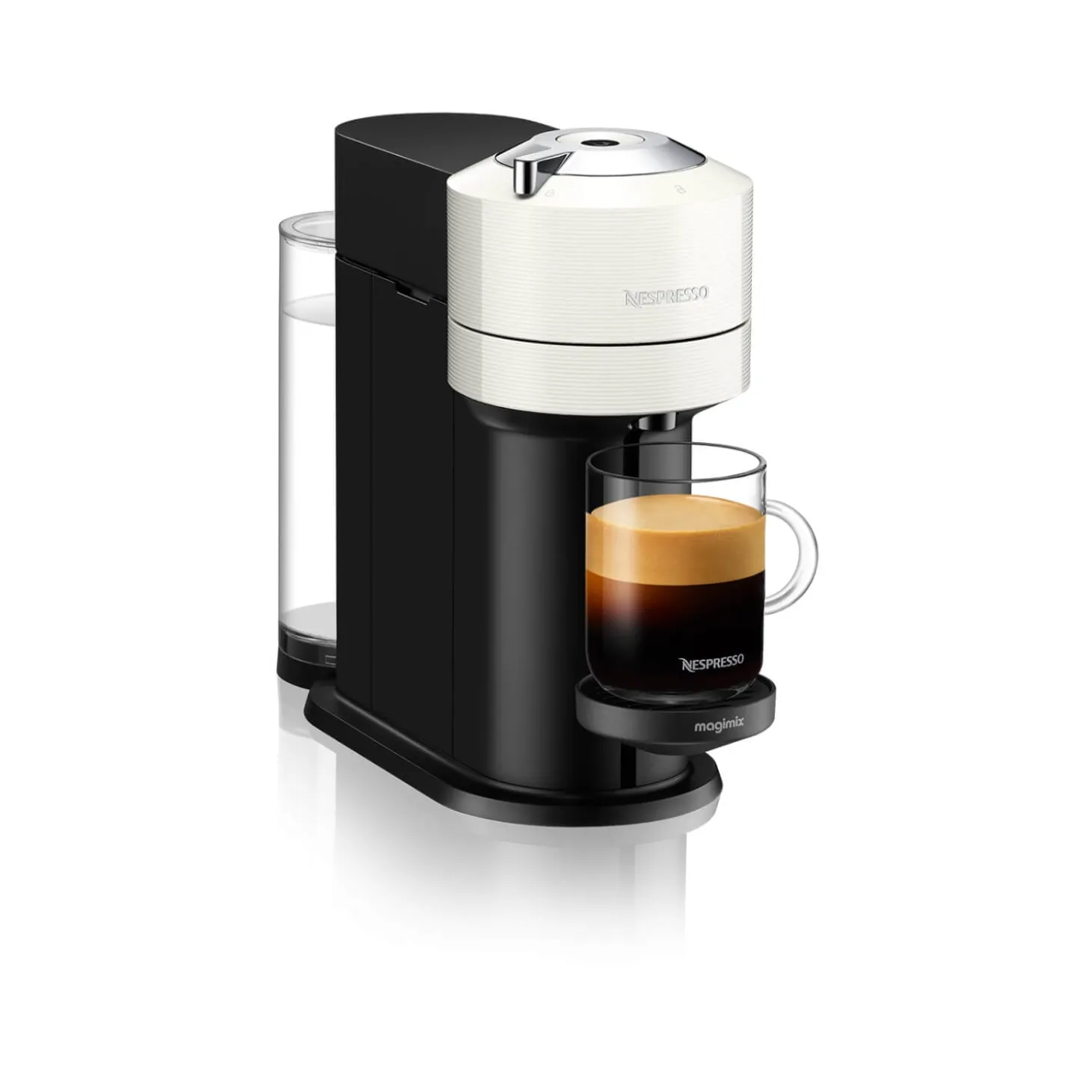 De'Longhi EN120.WAE Nespresso Vertuo Next Coffee Machine + Aeroccino Milk Frother - White