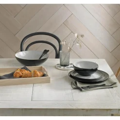Denby Elements Black Dinner Plate - 26.5cm