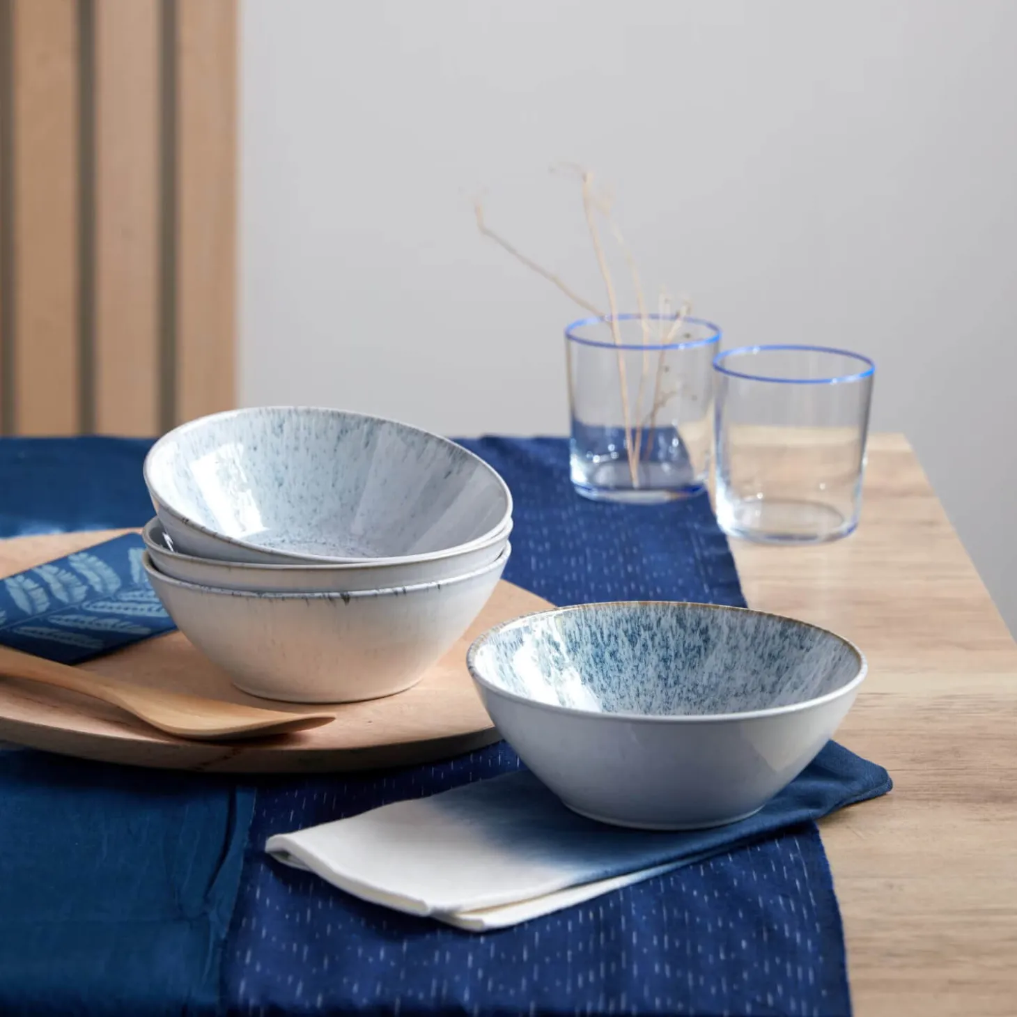 Denby Kiln 16.5cm Cereal Bowl - Blue