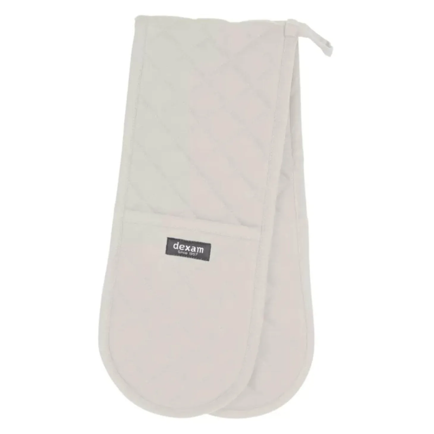 Dexam Love Colour Cotton Double Oven Gloves - Stone