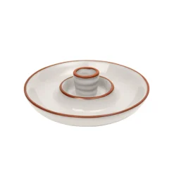 Dexam Sintra Glazed Terracotta Olive Dish - Stone