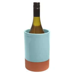 Dexam Sintra Glazed Terracotta Wine Cooler - Duck Egg